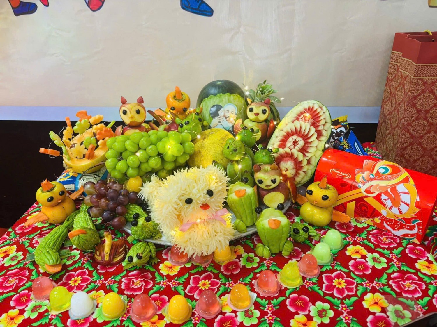 Hình các con vật từ các loại quả